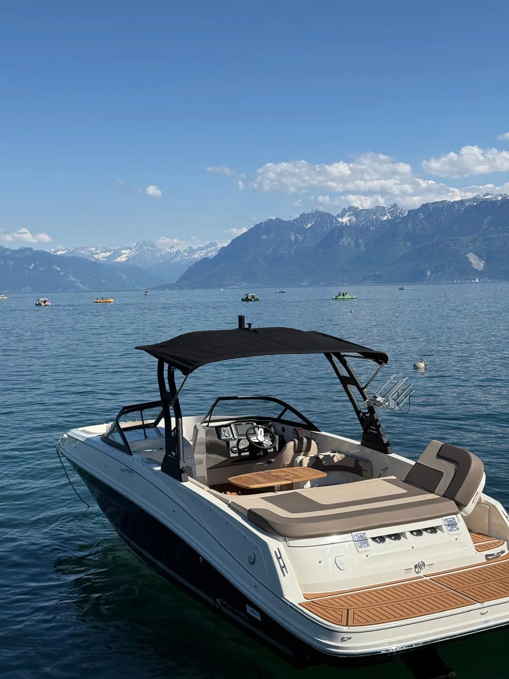Bayliner VR6 cockpit