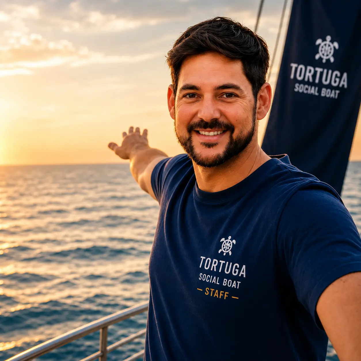 David Caceres, pr&eacute;sident et membre fondateur de Tortuga Social Boat