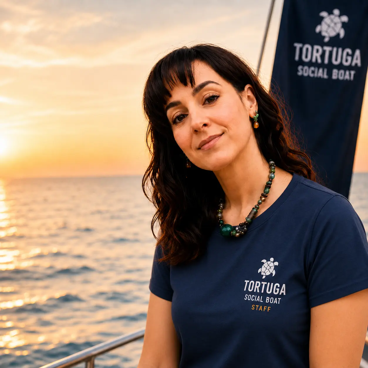 Eunice, tr&eacute;sori&egrave;re de Tortuga Social Boat