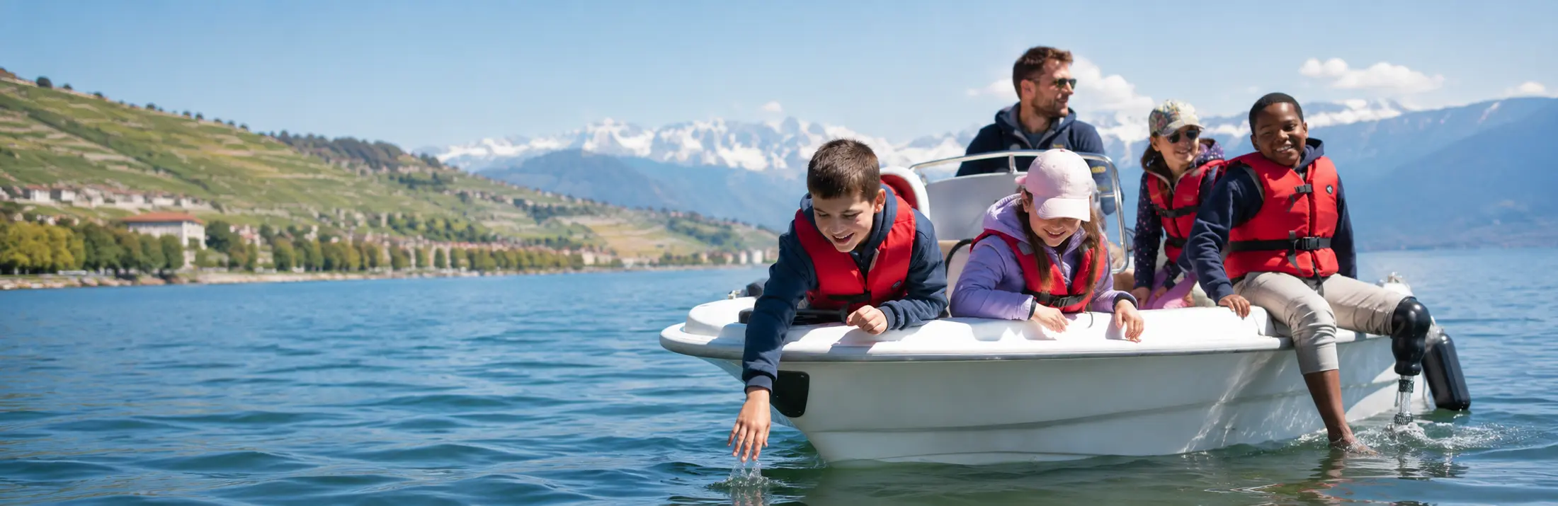 Activités pour enfants lac Léman