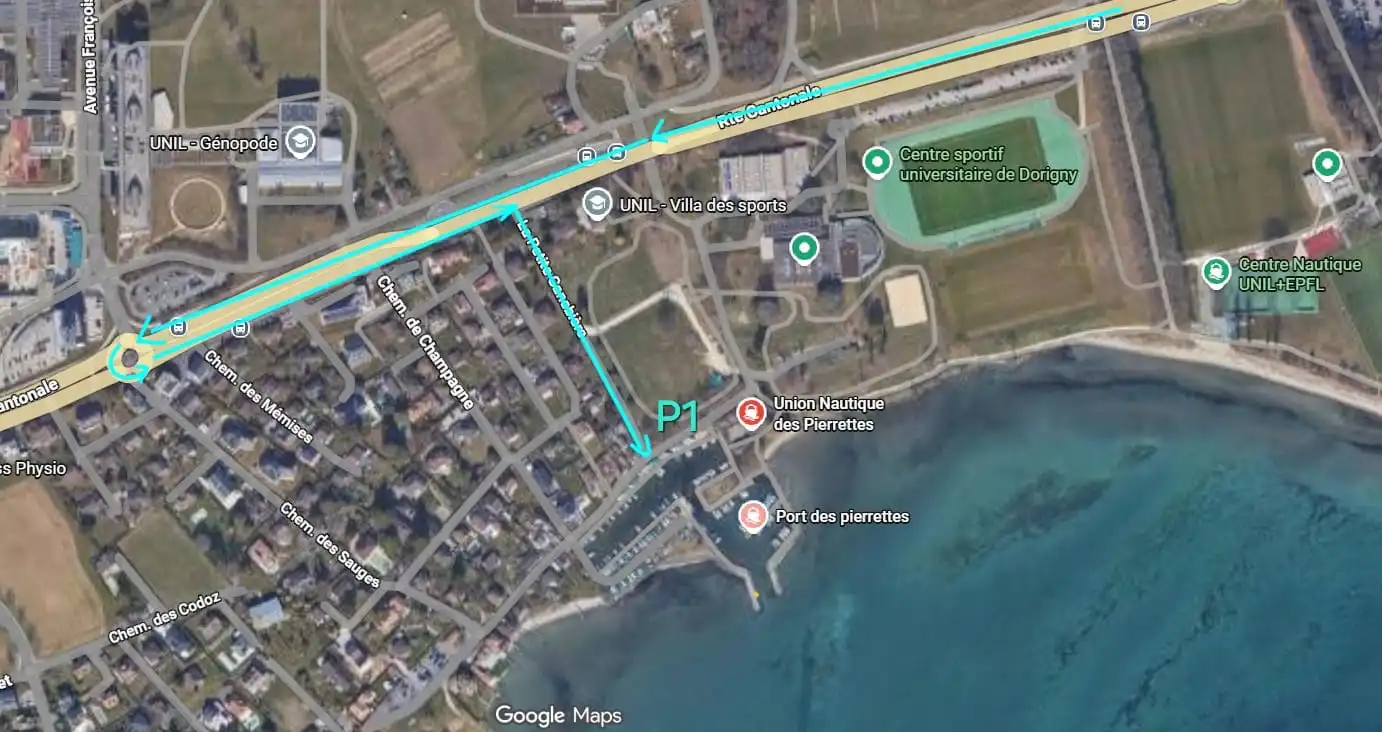 P1 Parking au port des Pierrettes