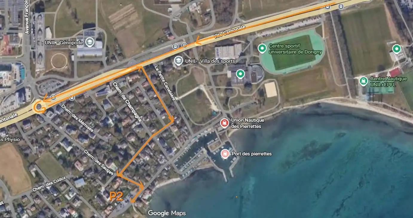 P2 Parking des Pierrettes Chemin des Pierrettes 21